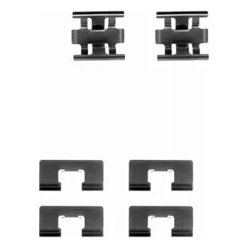 Přislušenství brzdového systému Sada příslušenství, obložení kotoučové brzdy TEXTAR 82048500