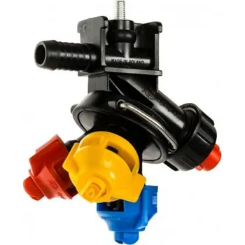 Postřikovač Koncová Trojitá hlava Držák trysky postřikovací s ventilem Fi 12,5 Arag 0-100/G08/K Proline Agroplast 71459