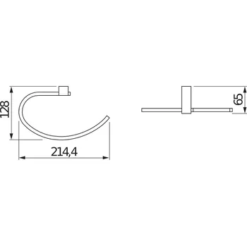 JIKA Cubito držák na ručník H3817370040001