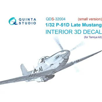 Plastikový model 1/32 P-51D (Late) 3D-Printed&col. Interior SMALL
