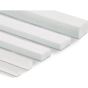 Silikonová panna Profil lichoběžníkový, rozměry 2 x 4 x 6mm, materiál Silikon 60 ShA bílý