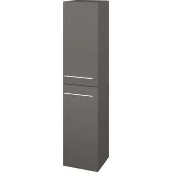 Koupelnový nábytek Dřevojas Vysoká skříň DOS SVD2 35 - N06 Lava / Úchytka T02 / N06 Lava / Levé