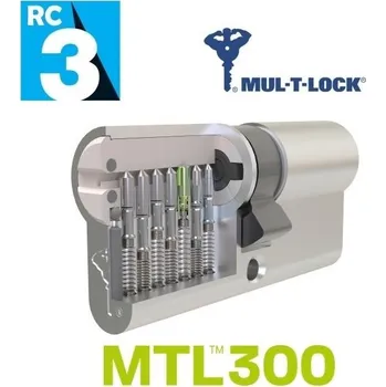 Vložka do dveří Mul-T-Lock MTL 300 vložka 40mm + prodloužení Rozměr: 40+70mm
