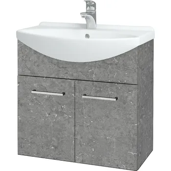 Koupelnový nábytek Dřevojas Koupelnová skříňka TAKE IT SZD2 65 - D20 Galaxy / Úchytka T04 / D20 Galaxy