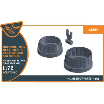 Plastikový model 1/72 MiG-23ML, MLD, P, MLAE - Exhaust & Air Scoops