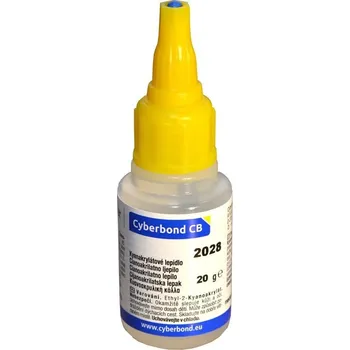 Průmyslové lepidlo Cyberbond 2028 20g vteřinové lepidlo pro porézní pryže a plasty