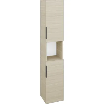 Koupelnový nábytek Dřevojas Vysoká skříň DOS SVD2O 35 - D04 Dub / Úchytka T07 / D04 Dub / Pravé