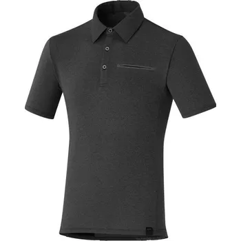 SHIMANO TRANSIT POLO, černá, XXL