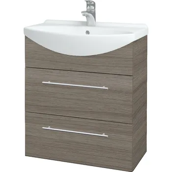 Koupelnový nábytek Dřevojas Koupelnová skříňka TAKE IT SZZ2 65 - D03 Cafe / Úchytka T02 / D03 Cafe