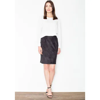 Dámská sukně Dámská midi sukně M460 FIGL Barva: Černá, Velikost: M