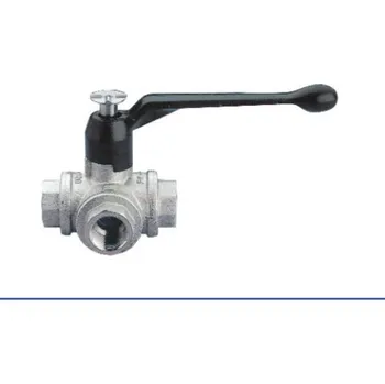 Vodovodní kohout Besta Kohout trojcestný kulový DN 15 1/2" TRIFLUX vrtání T 3VTDN15