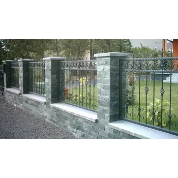 Obklad Obkladový kámen Rula černo-zelená řezané pásky šíře: 5 cm