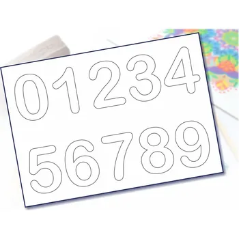 Radost v písku Šablona na pískování čísla Varianta: A3 (297 × 420 mm)