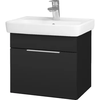 Koupelnový nábytek Dřevojas Koupelnová skříňka SOLO SZZ 50 - L03 Antracit vysoký lesk / Úchytka T05 / L03 Antracit vysoký lesk