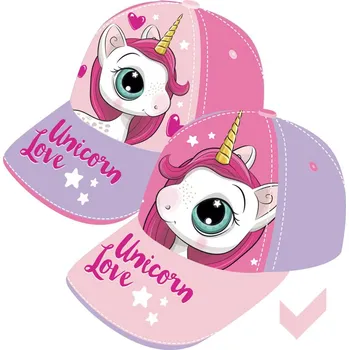 Kšiltovka Dívčí kšiltovka Jednorožec - velikost 48/51