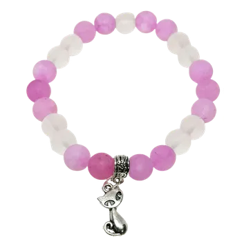 Náramek Náramek z jadeitu a opalitu s kočičkou