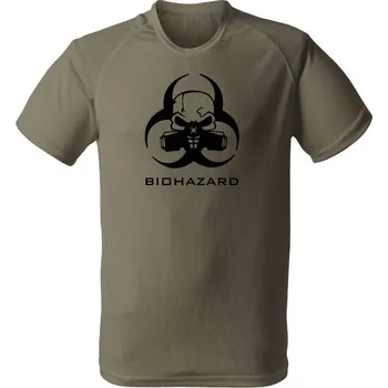 Funkční tričko Biohazard - olivová
