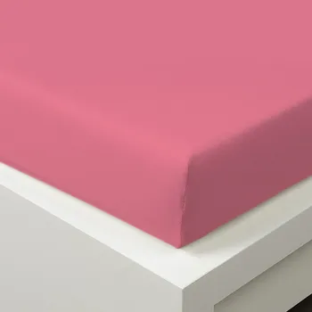 Prostěradlo Jersey prostěradlo s elastanem fuchsiové: 90x200cm