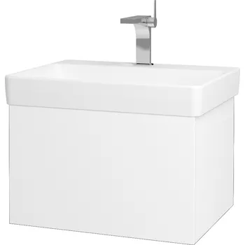 Koupelnový nábytek Dřevojas Koupelnová skříňka VARIANTE SZZ 60 pro umyvadlo Laufen Pro S - M01 Bílá mat / M01 Bílá mat