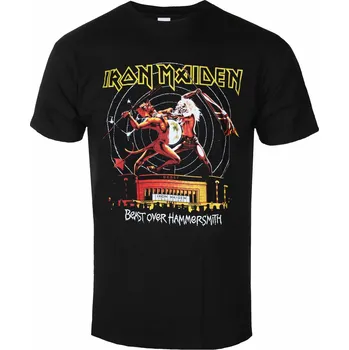 Oblečení a móda Tričko metal pánské Iron Maiden - Beast Over Hammersmith E&D Tonal - ROCK OFF - IMTEE155MB - XL