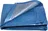 Enpro Standard plachta s oky 70 g/m2 modrá/stříbrná, 2 x 2 m