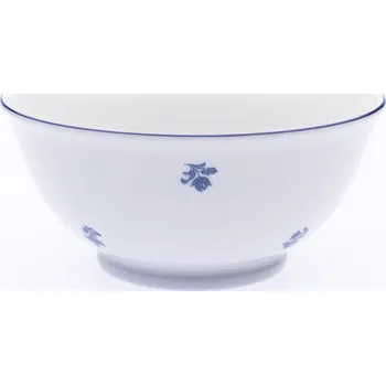 Thun Rulak Zettlitz Miska na polévku, 16 cm, modrá házenka, český porcelán