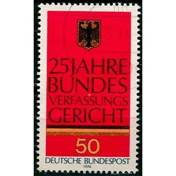 Poštovní známka (1976) MiNr. 879 - O - Německo - Federální ústavní soud Karlsruhe (2)
