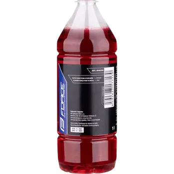 Cyklistika čistič FORCE PURA k doplnění - 1l červený, cherry