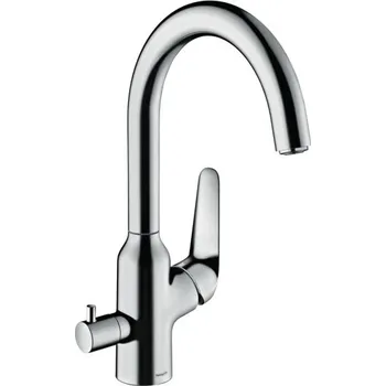 Vodovodní baterie Hansgrohe Focus M42 CHROM kuchyňská páková baterie 220, uzavírací ventil pro spotřebič, 1jet