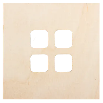 Dřevěná hračka Dřevěná stavebnice - okno 5 ks