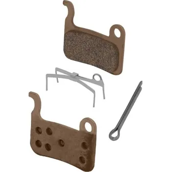 Brzda na kolo SHIMANO destičky brzd SH BRM975 kovové,s pružinou+závlačka