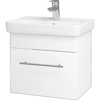 Koupelnový nábytek Dřevojas Koupelnová skříňka SOLO SZZ 50 - M01 Bílá mat / Úchytka T02 / M01 Bílá mat