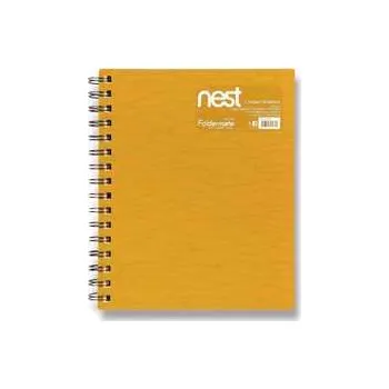 Spirálový blok FolderMate Nest zlatožlutý,rychlé dodání