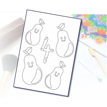 Radost v písku Šablona na pískování číslo 4 - A6