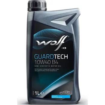 Motorový olej Polosyntetický motorový olej Wolf Guardtech 10W-40 B4 1l