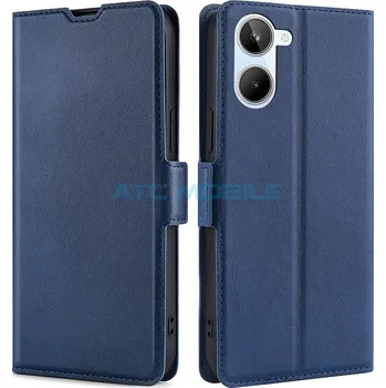 Pouzdro na mobilní telefon Pouzdro Shield4U Realme 10 4G (RMX3630) tenké, otevírací modré a zpět 33 Kč s ATC Clubem