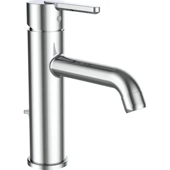 Vodovodní baterie Laufen Lua umyvadlová baterie s výtokem 135 mm, s automatickou výpustí, chrom H3110810041241