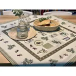 BYTEMA Gobelínový ubrus, šál OLIVY ubrus 100x100 cm