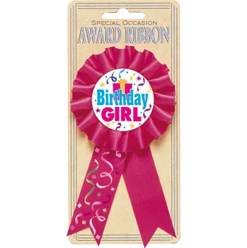 Odznak/placka stuha růžová