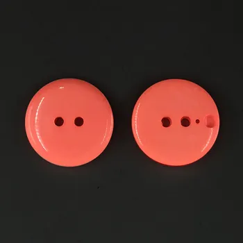 Knoflík GOM88, Knoflík, 20mm, neonově oranžová, 1ks
