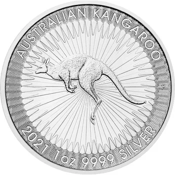 Perth Mint Stříbrná mince Kangaroo 1 oz (2021)