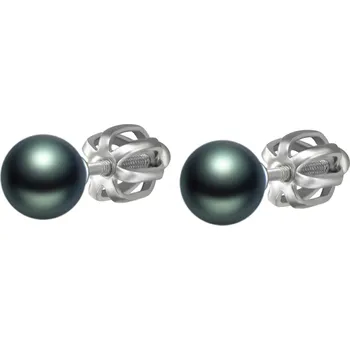 Náušnice Olivie Stříbrné 8mm náušnice TAHITI 7299 Ag 925; ≤1,5 g.