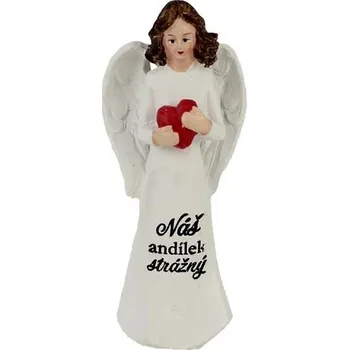 Vánoční dekorace Morex O0178 dekorační anděl 10 cm