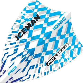 Příslušenství pro šipky Red Dragon Letky Gerwyn Price Ionic - Freestyle - Blue & White RF6857