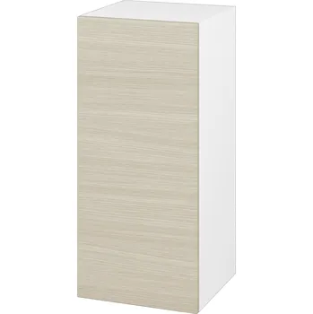 Koupelnový nábytek Dřevojas Horní skříňka SYD 35 - N01 Bílá lesk / Bez úchytky T31 / D04 Dub / Levé