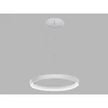 LED2 3273251 LED závěsné stropní svítidlo Bella Slim 1x48W | 3360lm | 3000-4000K - bílá + STOLNÍ OTOČNÝ VENTILÁTOR BERGEN - NASTAVITELNÝ, BÍLÝ