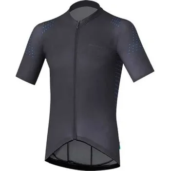 Cyklistické oblečení SHIMANO S-PHYRE dres s krátkým rukávem, černá, M