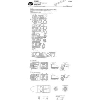 Plastikový model 1/48 Mask B-26 Invader EXPERT (REV 03823)