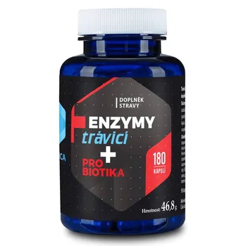 Hepatica Trávicí enzymy + probiotika 150 mg 180 cps.