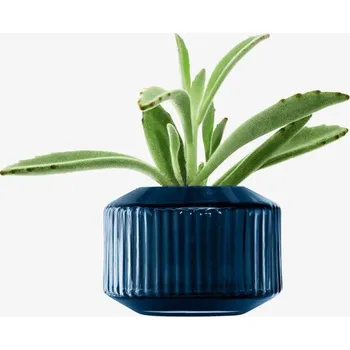 Svícen Svícen na čajovou svíčku/váza Rotunda, v. 7 cm, safír - LSA international